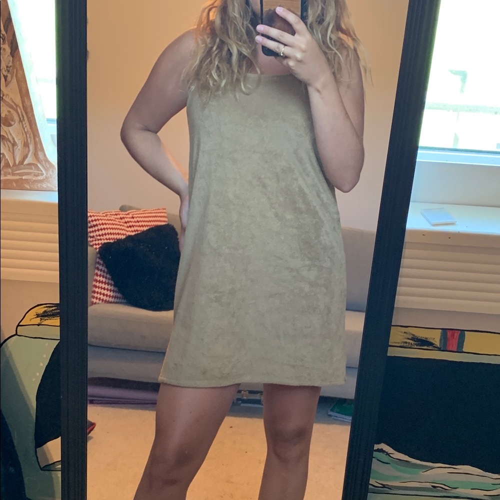 Tan tank dress